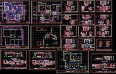 套房建筑CAD设计图