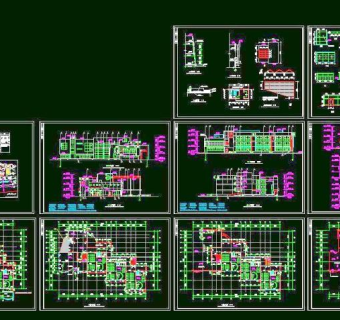 某幼儿园设计图CAD全套图