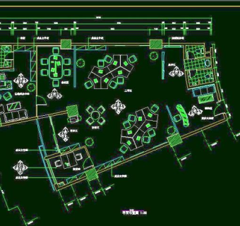 CAD之公司办公场所布置设计