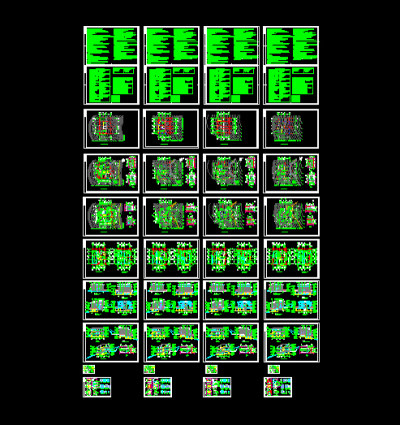 全套别墅CAD施工图