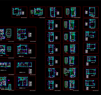 标准客房CAD布置图