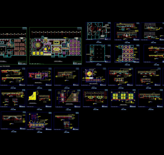 休闲酒店cad图纸