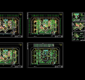 广场设计cad图纸