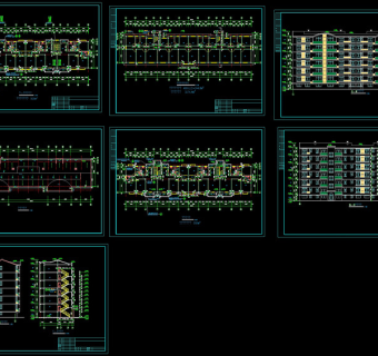 六层住宅cad施工图