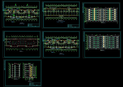 六层住宅cad施工图
