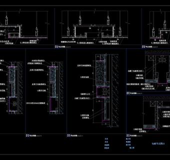 包厢节点图cad图稿