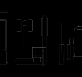 健身器材cad图纸