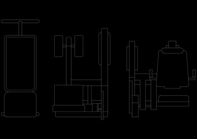 健身器材cad图纸