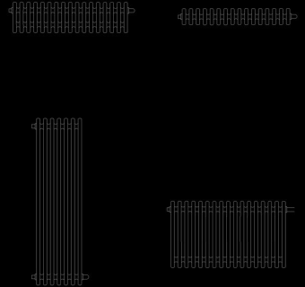暖气cad图纸3D模型