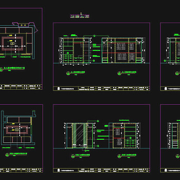 衣帽间cad图纸