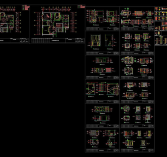 万城华府李先生宅cad图纸