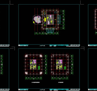 办公平面cad图稿素材