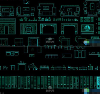 很全的CAD中式图库