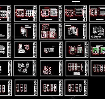 cad衣柜参考图片