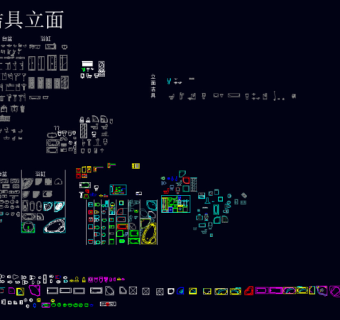 卫生间洁具cad3D模型