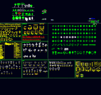 园林cad图库3D模型