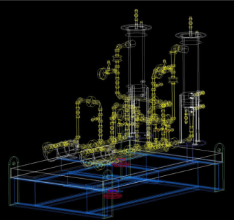 柴油泵CAD机械图纸