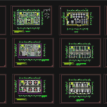 某宾馆装饰平面图CAD图纸