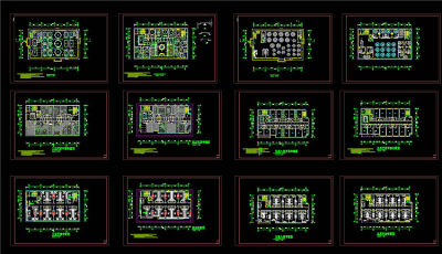 某宾馆装饰平面图CAD图纸