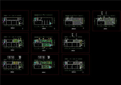 厂房办公室装修平面图CAD图纸