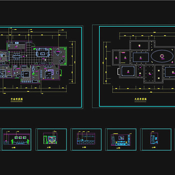 大型cad家装详图