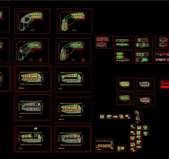 大型电力调度中心装饰施工图CAD图纸