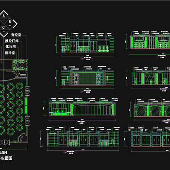 宴会厅CAD图纸