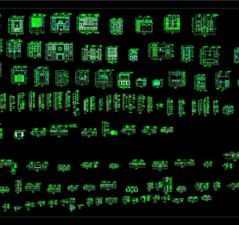 餐厅装修cad图库CAD图纸