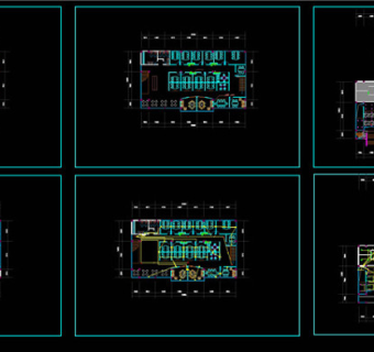 咖啡厅装修平面图CAD图纸