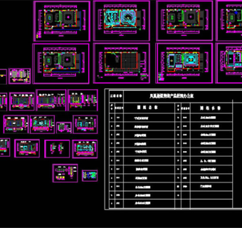 某办公室装修cad施工图