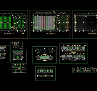 某会议室装修cad设计图
