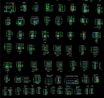 家装CAD图块鞋柜