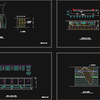 酒吧门头CAD图纸