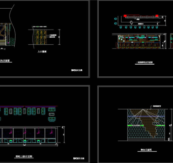 酒吧门头CAD图纸