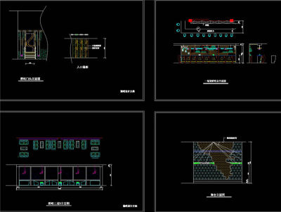 酒吧门头CAD图纸