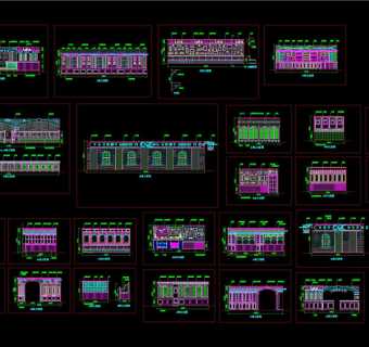 酒吧装修CAD立面图