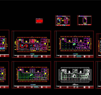 咖啡馆装修cad方案图
