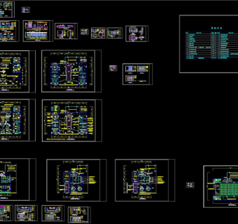 某茶楼cad装修图