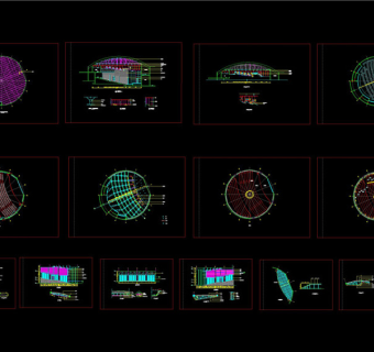 某核电站装饰工程报告厅CAD图纸