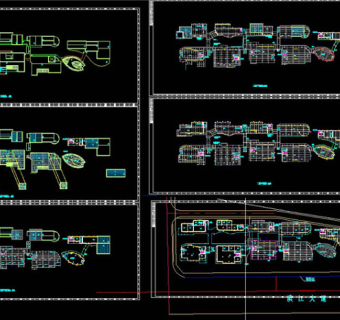 某美食城cad建筑图CAD图纸