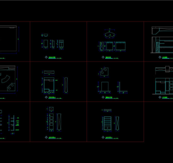 童装店设计装修图CAD图纸