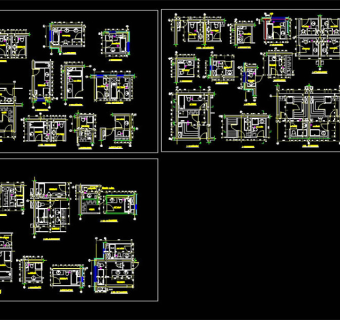 卫生间cad大样图集