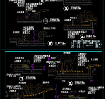 骄年华二期景观CAD景观图纸