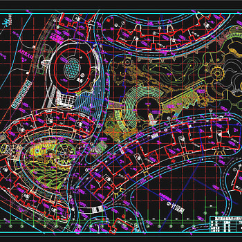 骄年华二期景观CAD景观图纸