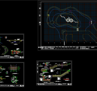 水池CAD景观图纸