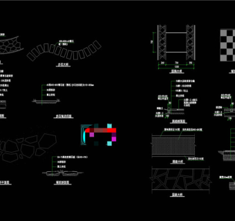 园路CAD景观图纸