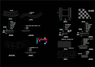 园路CAD景观图纸