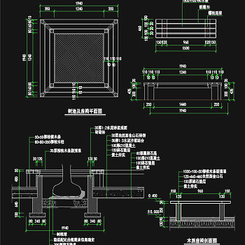 树池CAD景观图纸