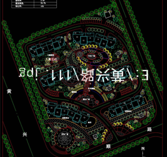 黄兴园林CAD景观图纸