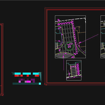 大样详图CAD景观图纸